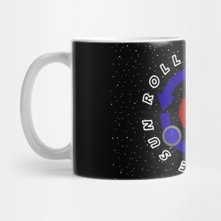 [Except Apparel] Curling Stone rolling like the Earth's orbit Mug